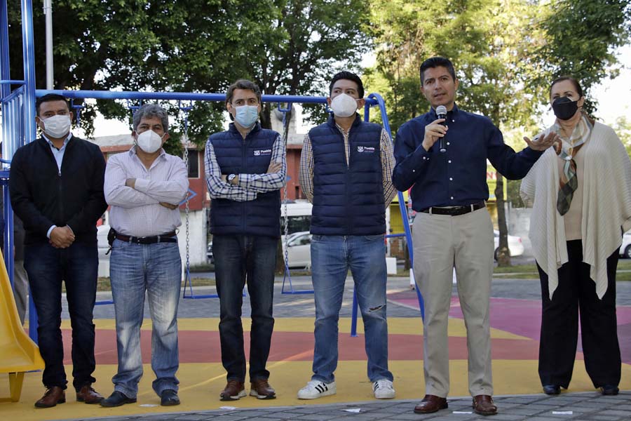 Entregó Eduardo Rivera un parque más en la capital poblana