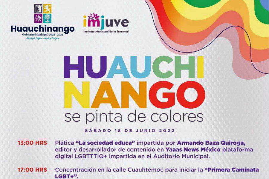 En Huauchinango se llevará a cabo la primera marcha LGBTTTIQ+