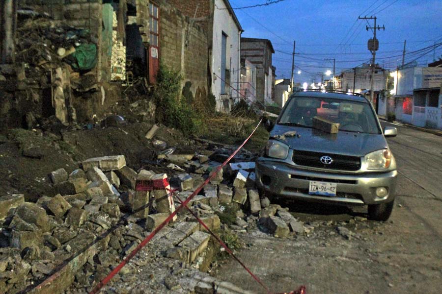 Varios estragos dejó fuerte lluvia al sur de la capital poblana