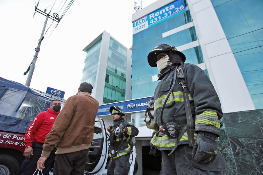 Se presentó incendio en Torre Titanium