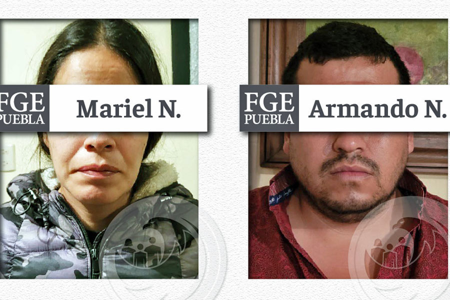 Detuvo FGE en Chignautla a pareja con armas y droga