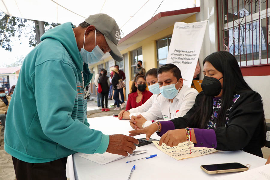 Indemniza SDR a 3 mil 400 productores por contingencias climatológicas en agosto