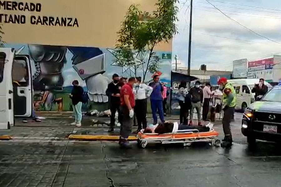 Atropelló chofer de la Ruta 35 a mujer en inmediaciones del Mercado de Sabores