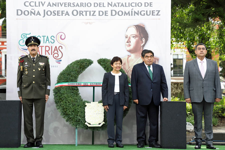 Conmemora gobierno 254 aniversario del natalicio de Josefa Ortiz de Domínguez