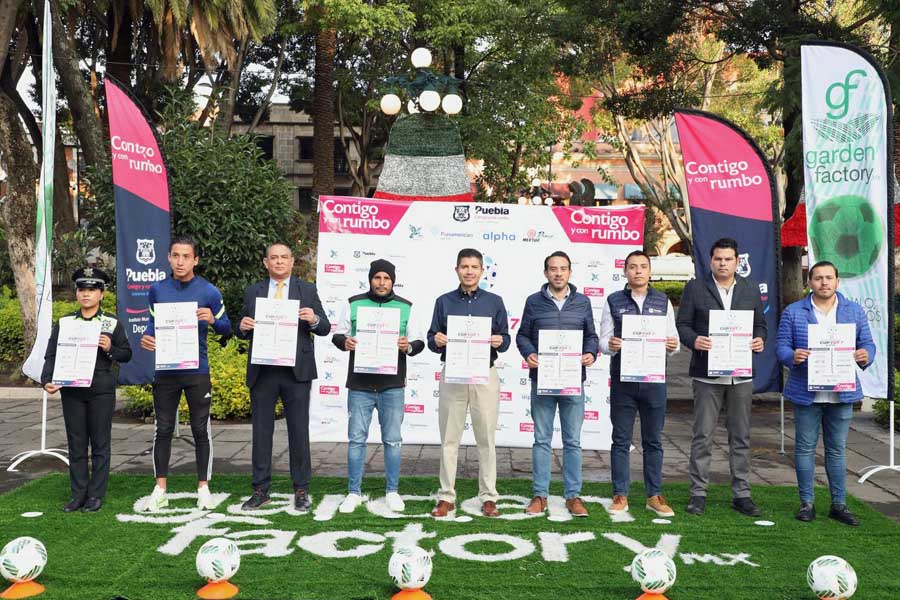 Ayuntamiento de Puebla presenta el torneo del fútbol 7 International Cup 2022