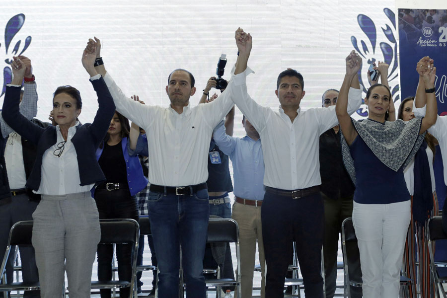 Destapó Marko Cortés a Eduardo Rivera para la gubernatura de Puebla