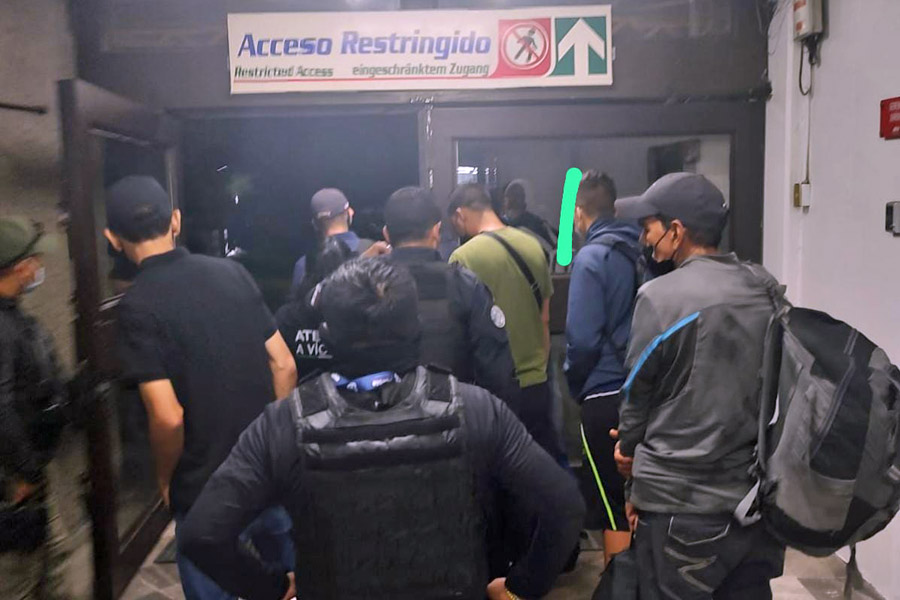 En la CAPU, 11 migrantes fueron rescatados por la policía municipal de Puebla