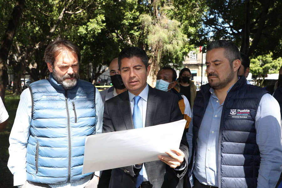 Eduardo Rivera Pérez supervisa avances del proyecto de rehabilitación del Paseo Bravo