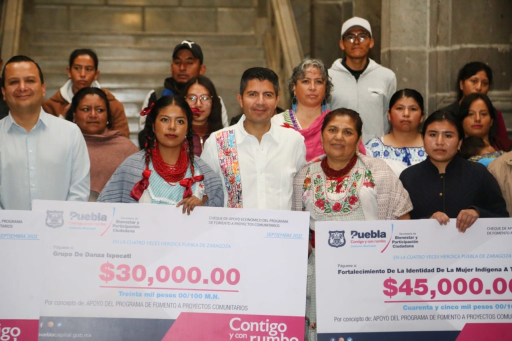 Ayuntamiento de Puebla destina 980 mil pesos a proyectos de comunidades con población indígena