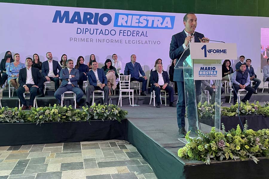 Mario Riestra destacó recursos para San Alejandro en Informe