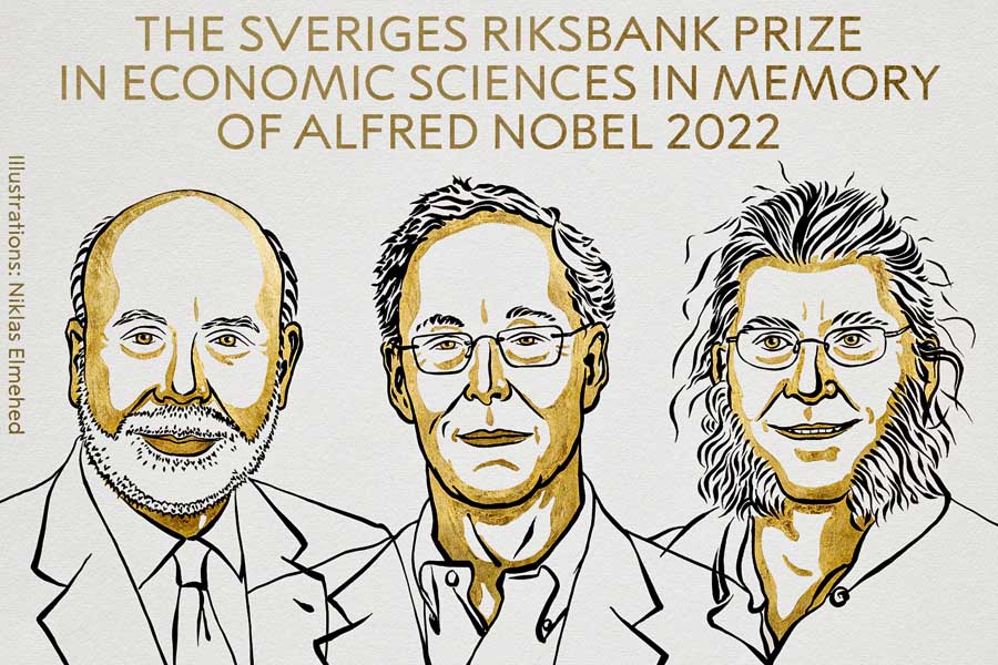 Nobel de Economía 2022 es entregado a Ben Bernanke, Douglas W. Diamond y Philip H. Dybvig