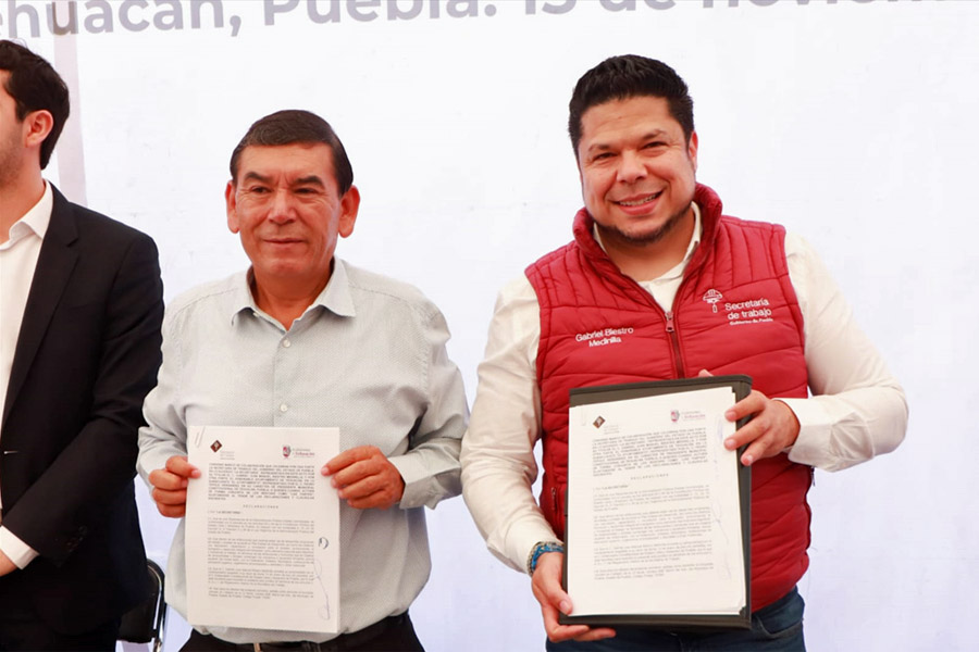 Firman Trabajo y Tehuacán convenio para promoción del empleo