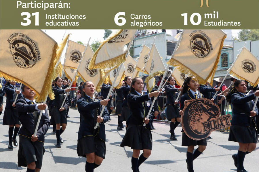 Participarán escuelas poblanas en Desfile Cívico-Militar del 20 de noviembre: SEP