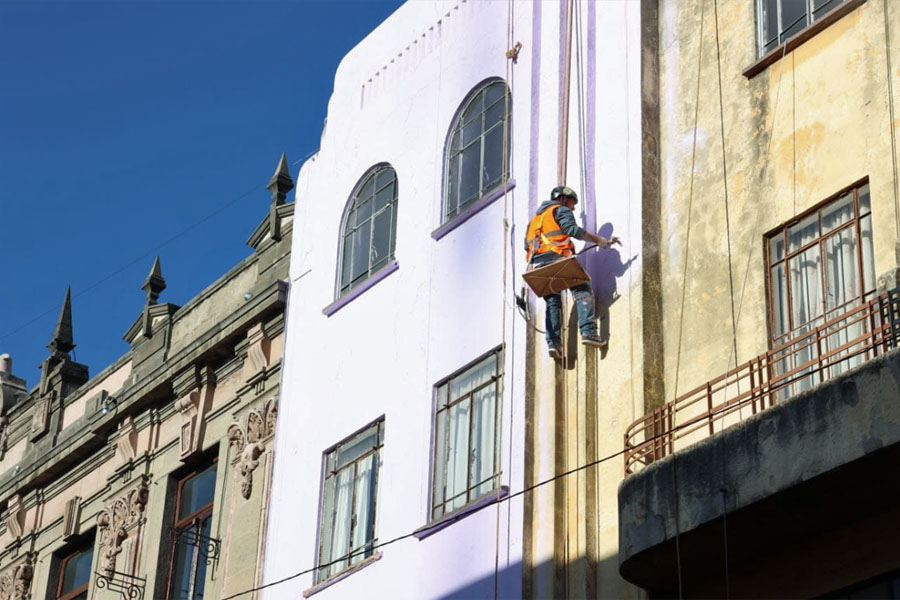 Ayuntamiento de Puebla le pondrá color a 500 fachadas del centro histórico