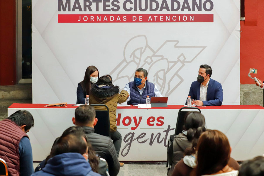 Con "Martes Ciudadano", Sergio Salomón Céspedes ratifica un gobierno de puertas abiertas