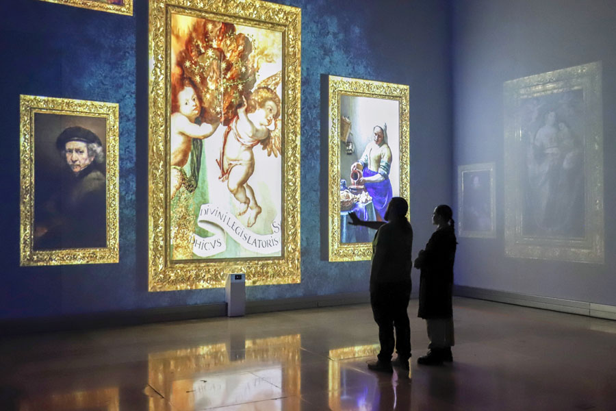 Rescata gobierno de Puebla museo internacional del barroco, el primer recinto inmersivo de arte digital