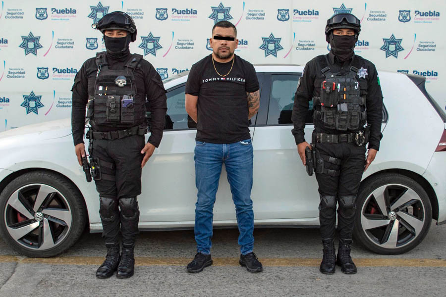 Policía municipal de puebla detiene a “El Chino”, integrante de la banda de “Los Lampones”