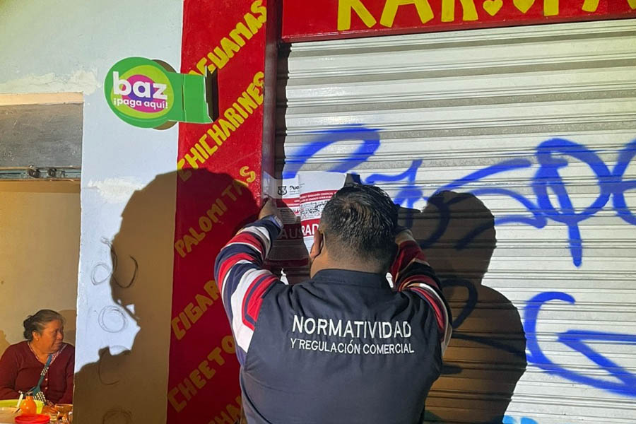 Permanentes los operativos de normatividad comercial en Puebla capital