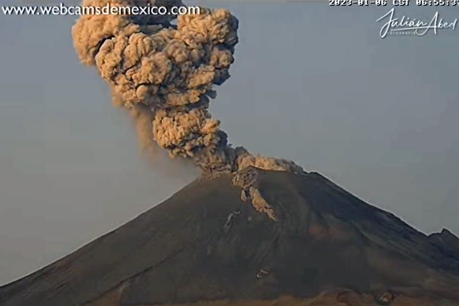 Emite gobierno recomendaciones ante incremento en actividad del Popocatépetl