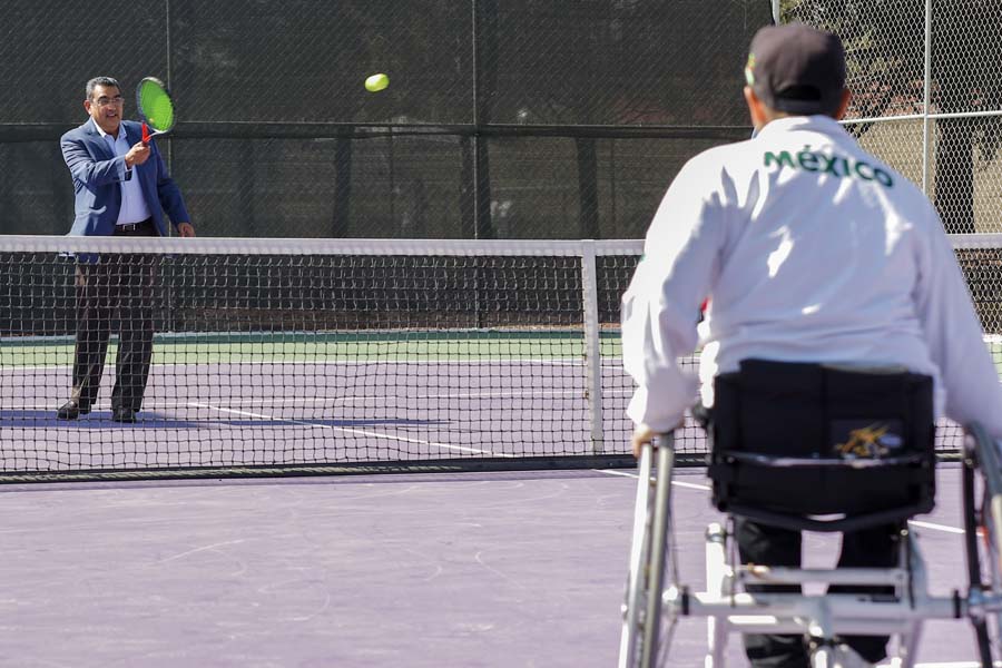 Continúa gobierno estatal con política de inclusión: gobernador inaugura premundial de tenis en silla de ruedas