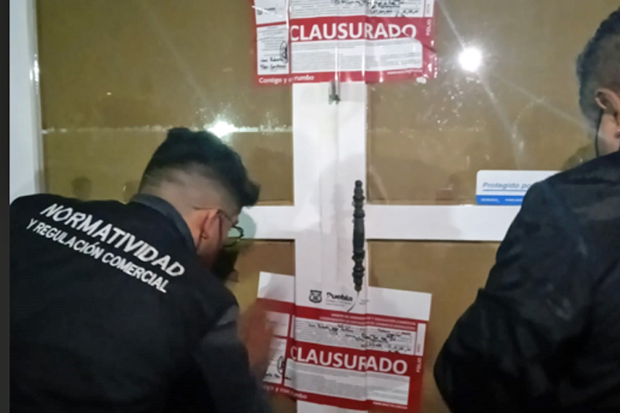 En Puebla capital se vigila el cumplimiento de la norma en negocios con venta de alcohol