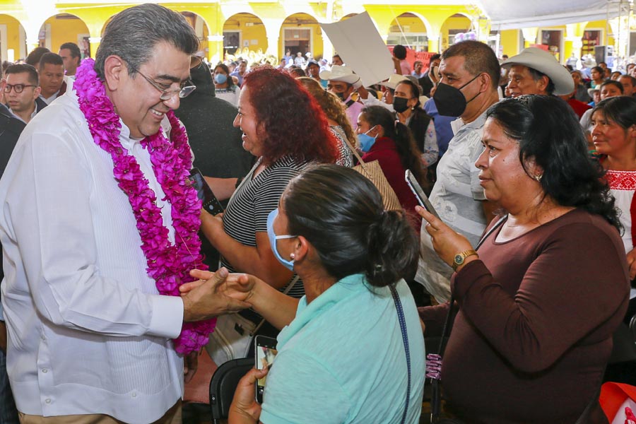 Formar un frente en favor de los poblanos, pide Sergio Salomón a los actores políticos del estado