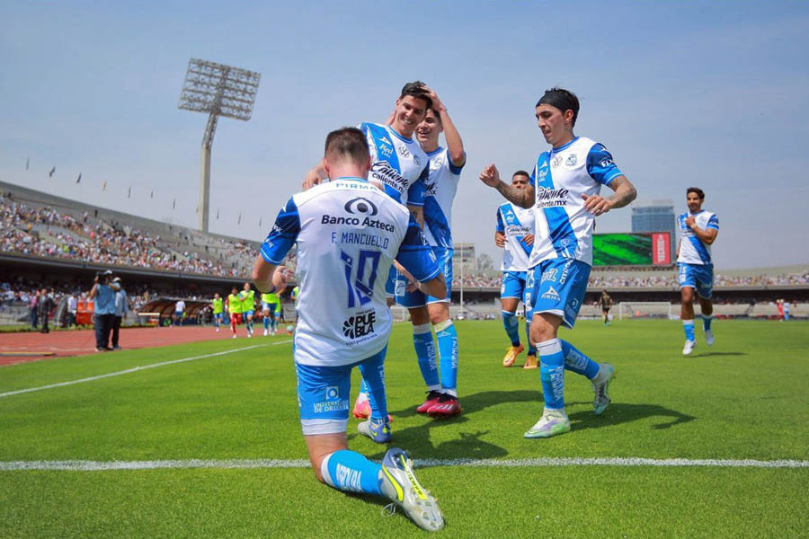 Puebla goleó 4-2 a los Pumas de Rafa Puente