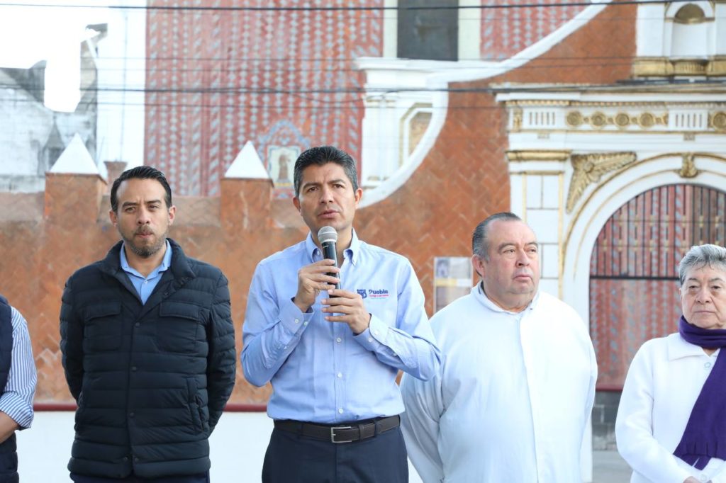 Ayuntamiento de Puebla rescata imagen del templo de San Antonio y fachadas en barrios