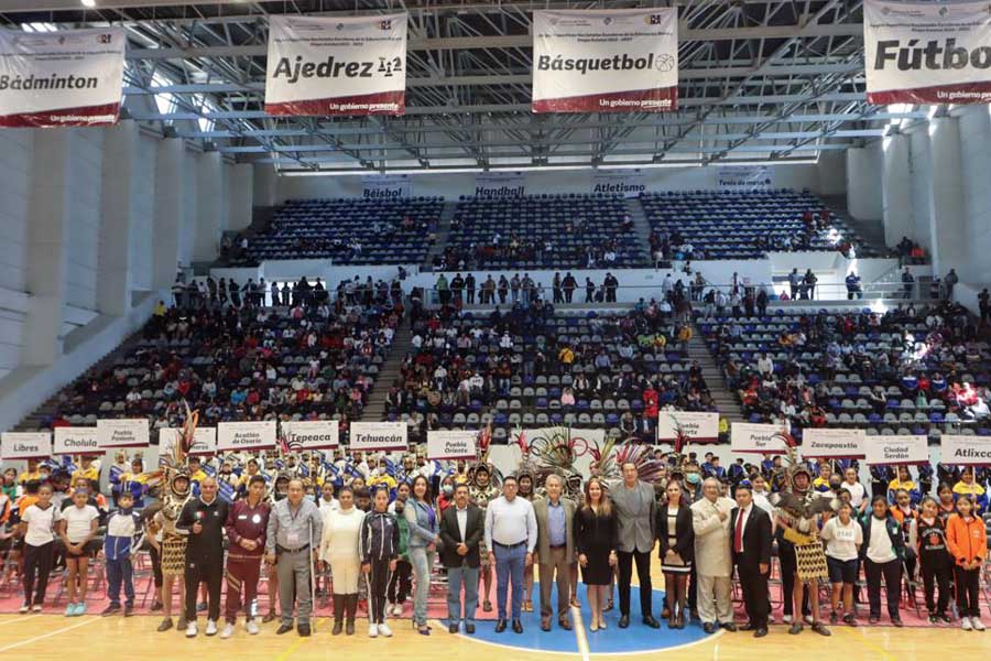 Participan más de 5 mil estudiantes poblanos en etapa Estatal de Juegos Deportivos: SEP