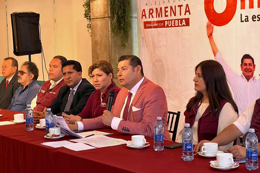 “Soy nacionalista y mi deber es defender a la patria en el Senado de la República”: Armenta