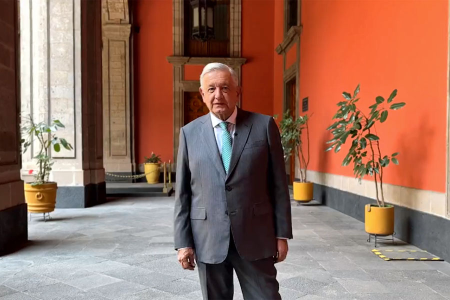 López Obrador reaparece tras tercer contagio de Covid