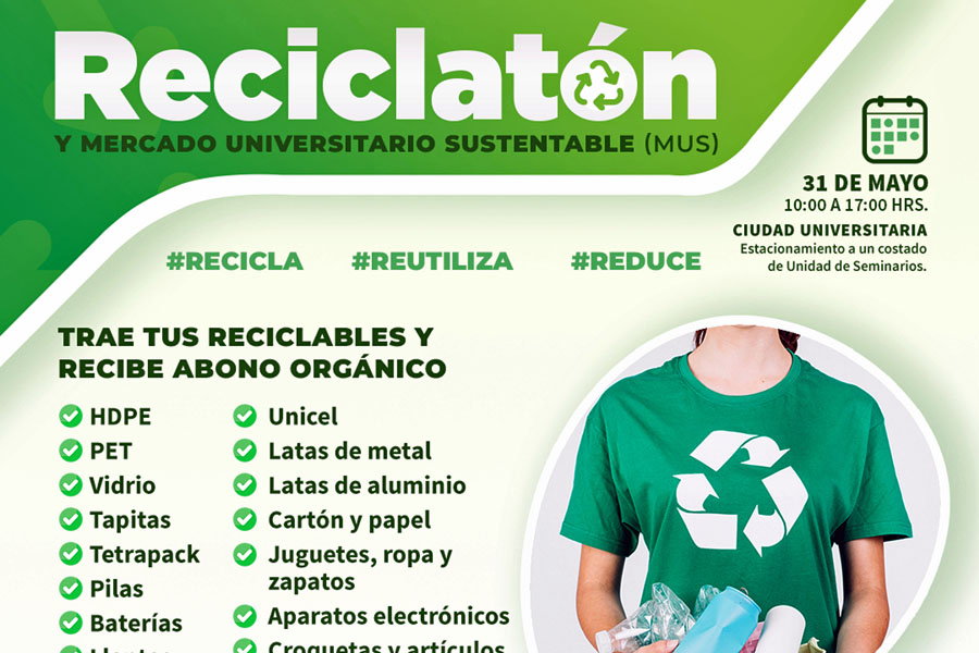 La BUAP realizará el Reciclatón 2023