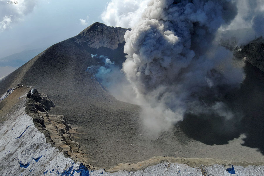 Popocatépetl, sin domo de lava; seguirá en Amarillo Fase III