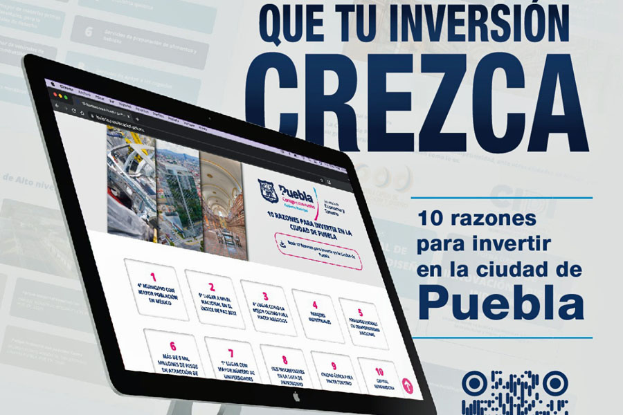 Secretaría de Economía y Turismo lanza plataforma para atracción de inversiones a la ciudad de Puebla