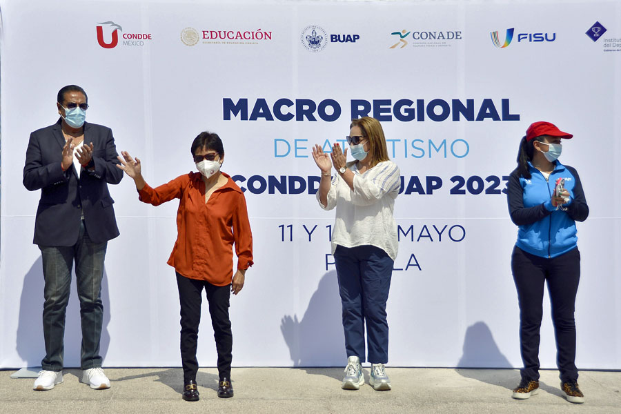 Inauguró la Rectora María Lilia Cedillo Ramírez el Macro Regional de Atletismo CONDDE BUAP 2023