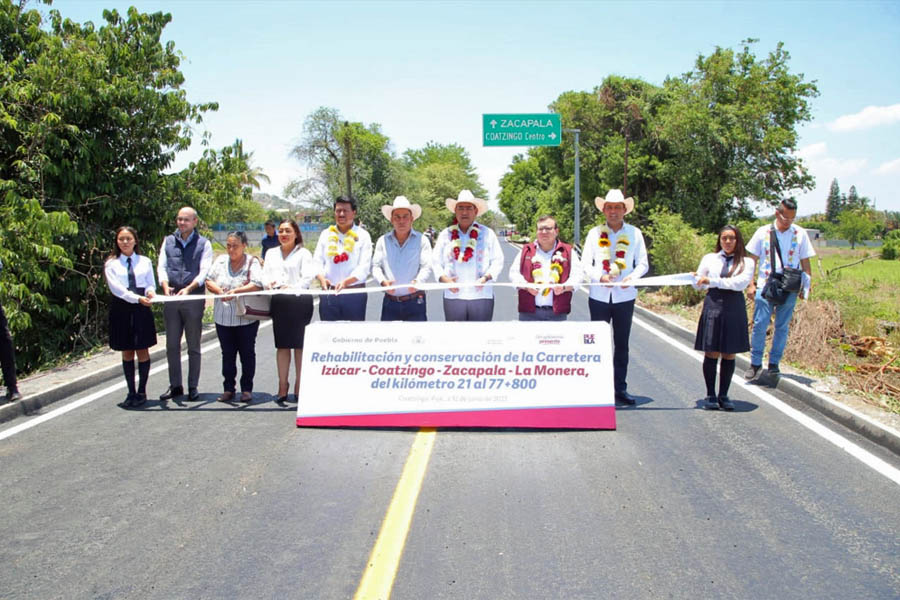 Impulsa Sergio Salomón desarrollo en la mixteca: inaugura obras carreteras por más de 135 mdp