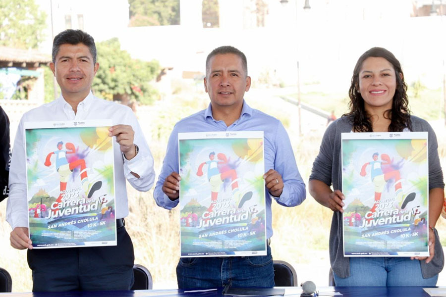 Puebla y San Andrés Cholula invitan a la carrera de la juventud 2023