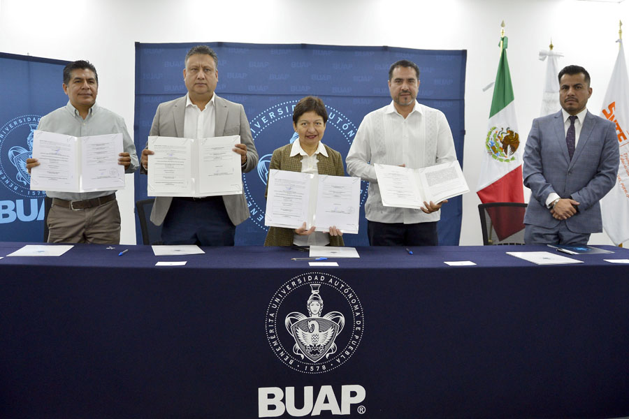 Estrechan lazos de colaboración BUAP y sindicatos de Trabajadores del Seguro Social y de la Educación en Puebla