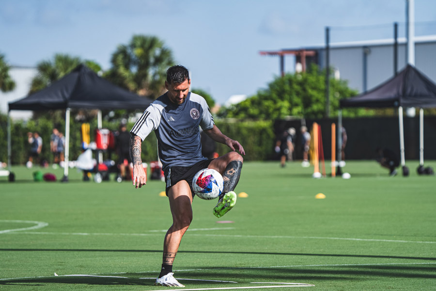 Entrena por primera vez Messi con el Inter de Miami