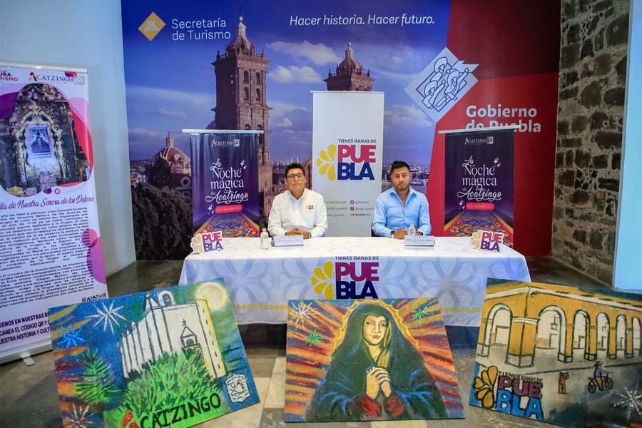 Promueve gobierno estatal turismo religioso en Acatzingo