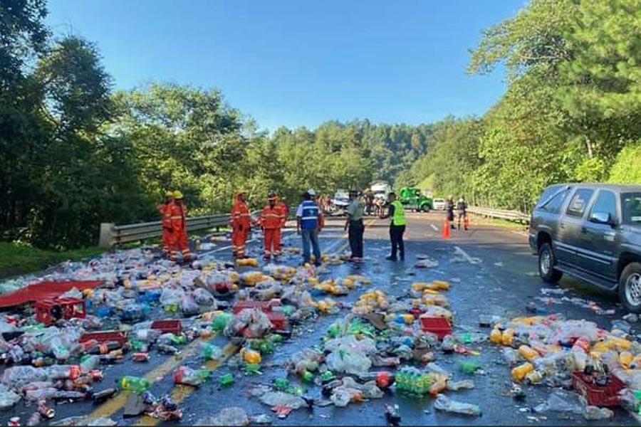 Fatal accidente en la autopista México-Tuxpan, deja un muerto