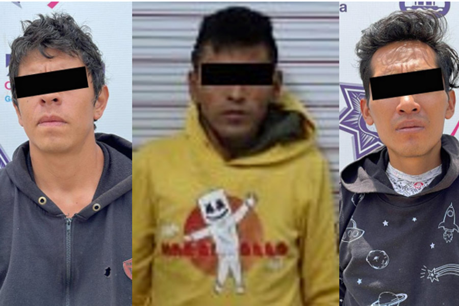 Tres integrantes de “Los Carniceros”, detenidos por la policía municipal de Puebla