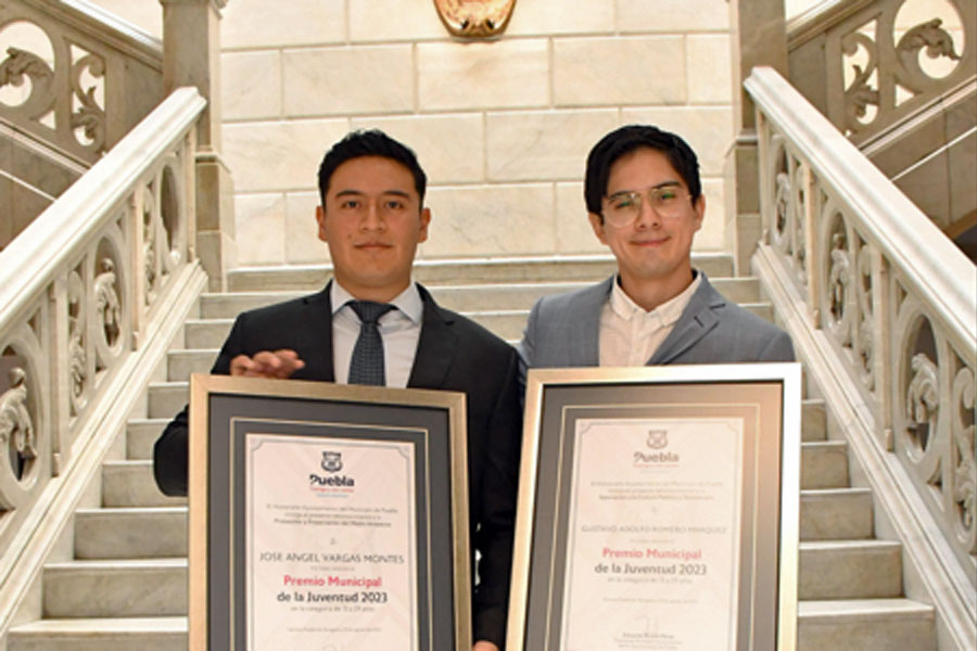 Ganan alumnos BUAP Premio Municipal de la Juventud 2023