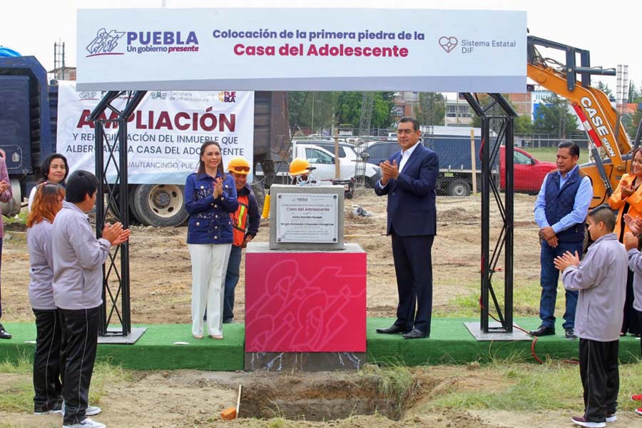 Con inicio de construcción de casa del adolescente, gobierno estatal reitera su compromiso con este sector