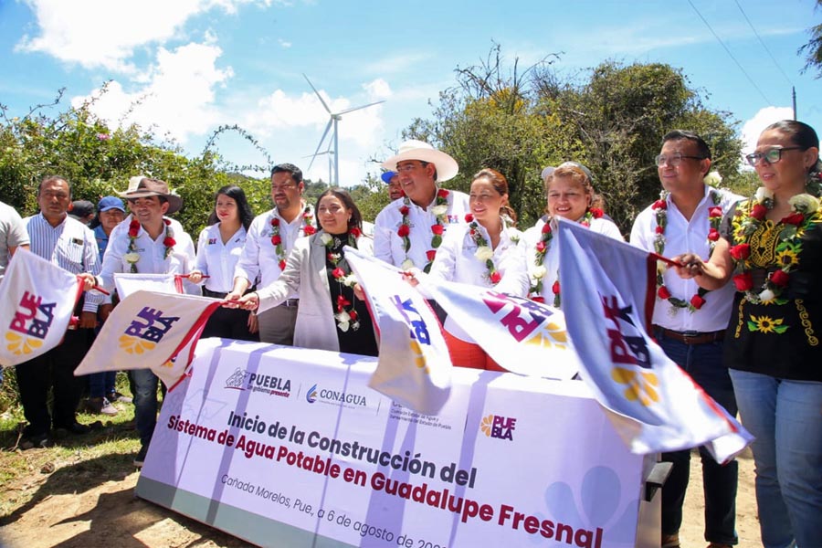 Con sistema de agua potable, gobierno estatal eleva calidad de vida en Cañada Morelos