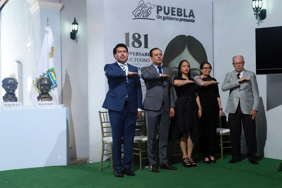 Conmemora gobierno de Puebla aniversarios luctuosos de Leona Vicario y Carmen Serdán