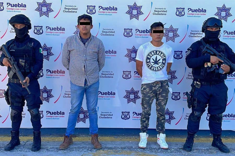 Policía municipal de Puebla logró rescatar a una mujer privada de su libertad