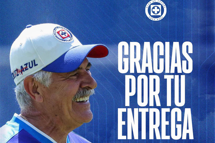 ‘Tuca’ Ferretti está fuera de Cruz Azul