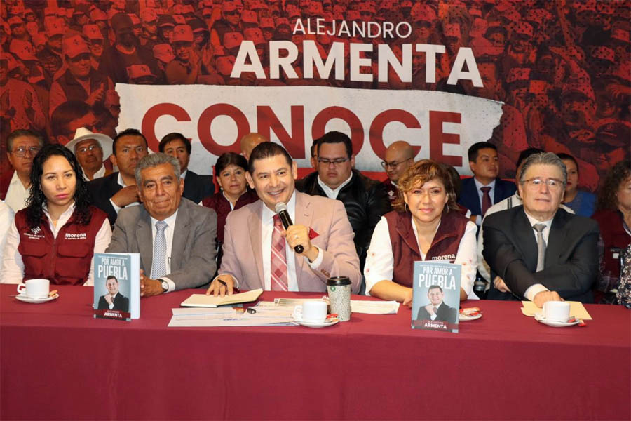 Confirma Alejandro Armenta que pedirá licencia para buscar la gubernatura de Puebla