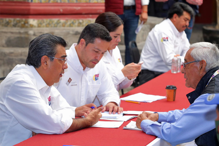 Encabezó Sergio Salomón Jornada Ciudadana en Casa Aguayo